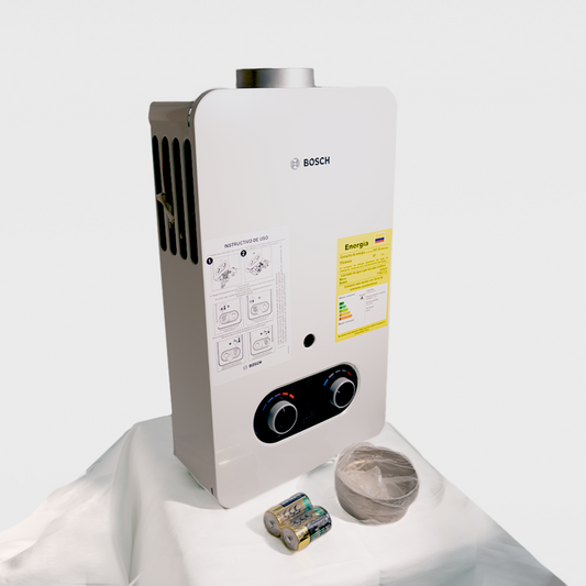Calentador bosch 5 litros a gas tiro natural