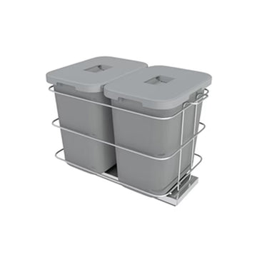 Basurero doble con tap